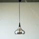 Silver suspension light Orient by Jo Hammerborg for Fog and Morup, Denmark