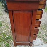 Commode semainier ancien plateau marbre style louis xvi