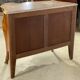 Commode marquetée Louis XV plateau marbre