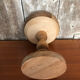 Old turned wood cutting