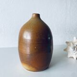 Signed stoneware vase