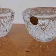 Ensemble de bougeoirs Cristal D’Arques Fontenay