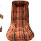 Chaises pivotantes velours