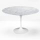 Original round Knoll Tulip dining table (120cm) Arabescato matte LIKE NEW!!