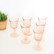 Pink glass wine glass, Rosaline, from Arcoroc