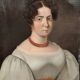 Portrait of a young woman of quality around 1830.