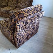 Set vintage sofa bed and 2 armchairs