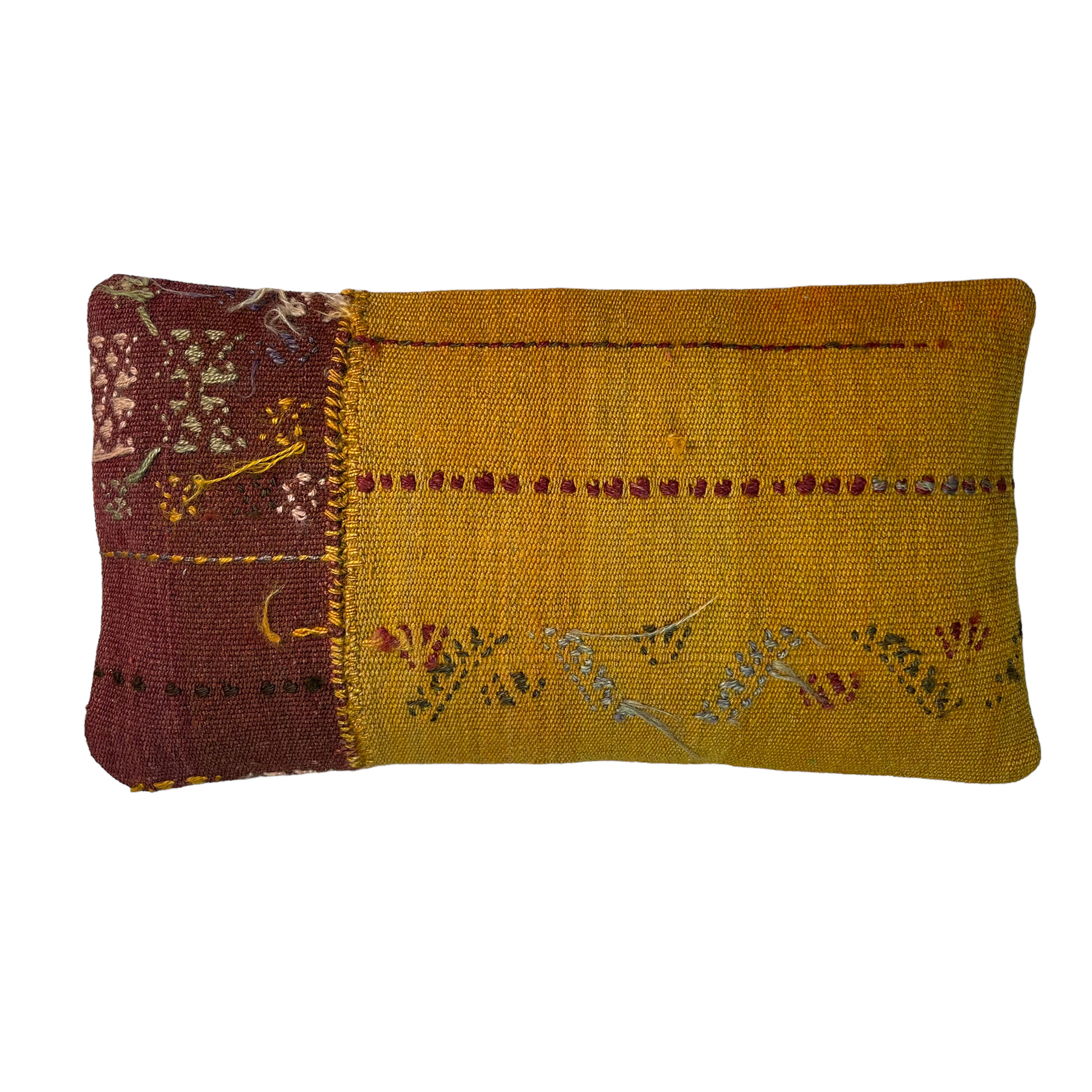 Housse de coussin vintage turque faite à la main, 30 x 50 cm