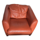 Roche Bobois armchair in mandarin colour.