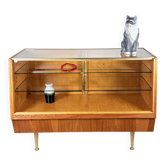 Vintage Display Case on Gold Legs