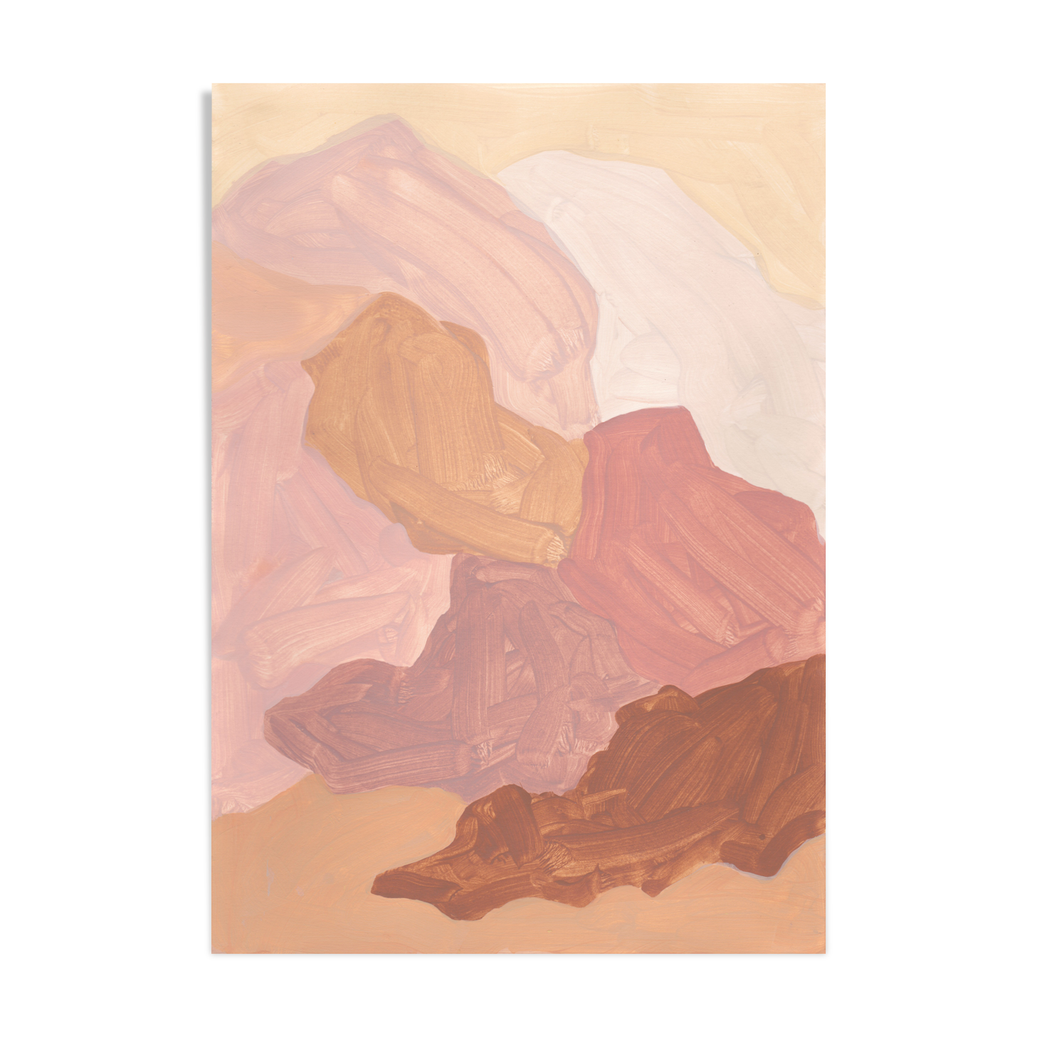 Abstract print 'Palecloud' by Borneo Studio A3