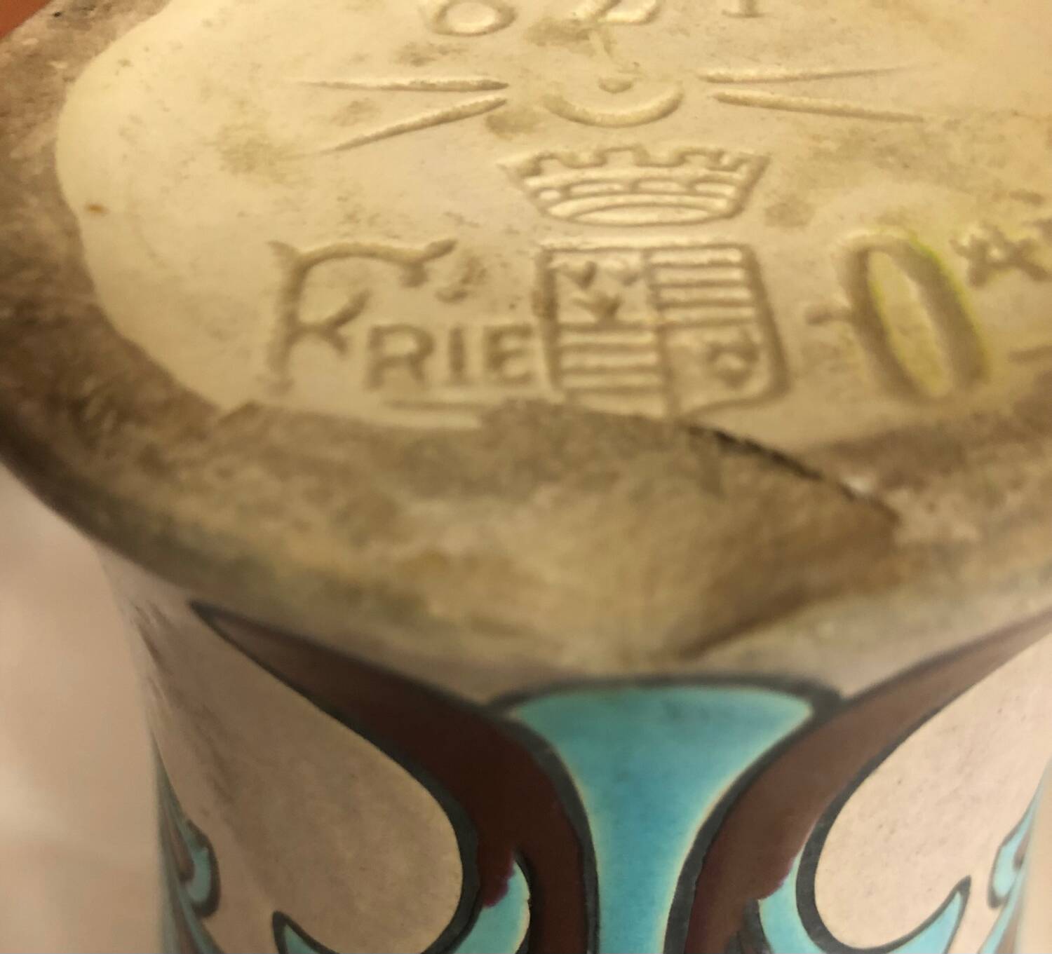 Onnaing Faience Vase