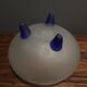 large opalescent glass vase