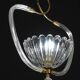 Amazing Art Decò Murano Glass Pendant Chandelier by Ercole Barovier, 1940s