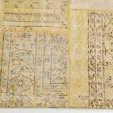 Yellow Mustard Large Vintage Rug, 204x306Cm