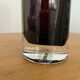 Large contemporary ruby red glass vase