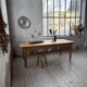 Table de ferme en merisier