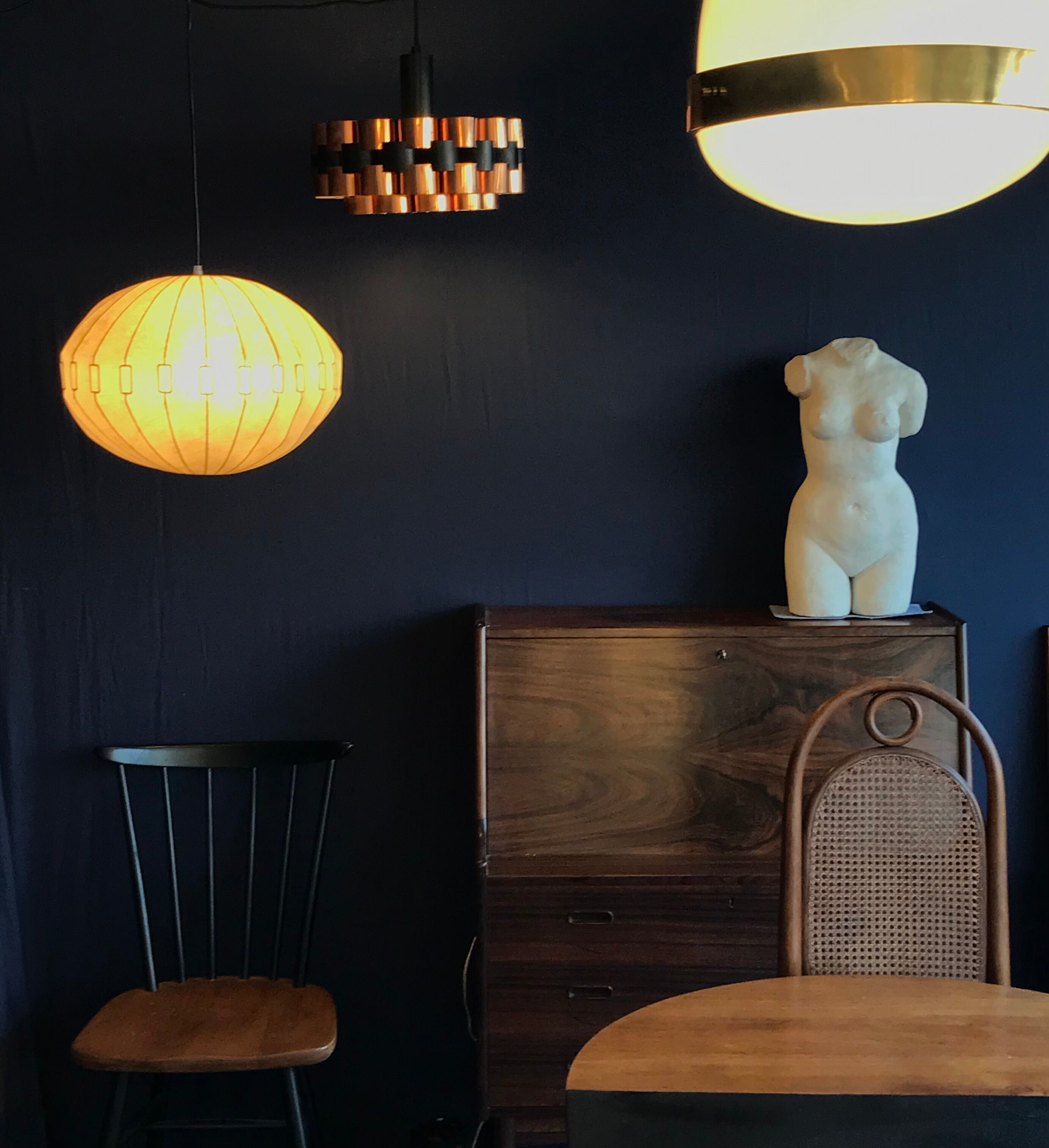 Scandinavian suspension by Werner Shou, circa 1970