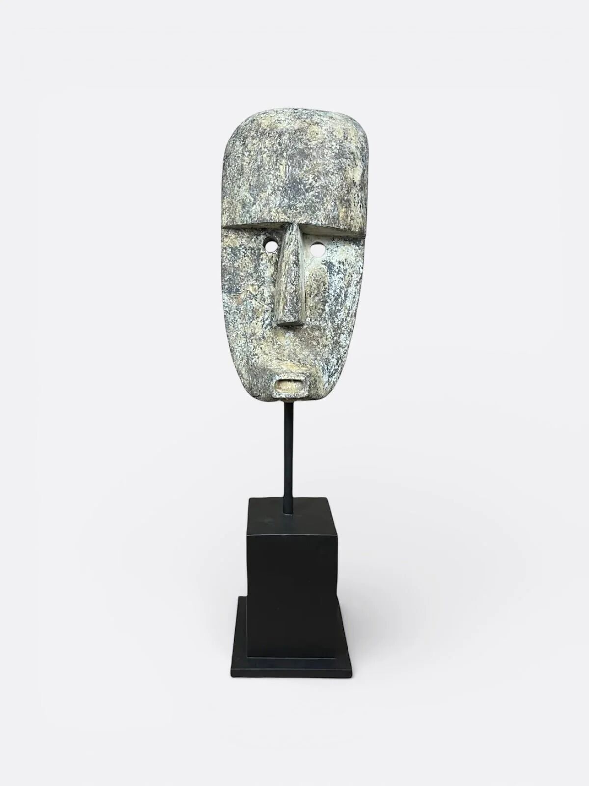 Large tribal sculpture on metal base – Agung XL