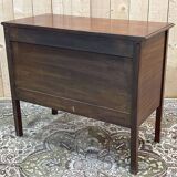 1950s English chest of drawers in mahogany
