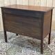 1950s English chest of drawers in mahogany