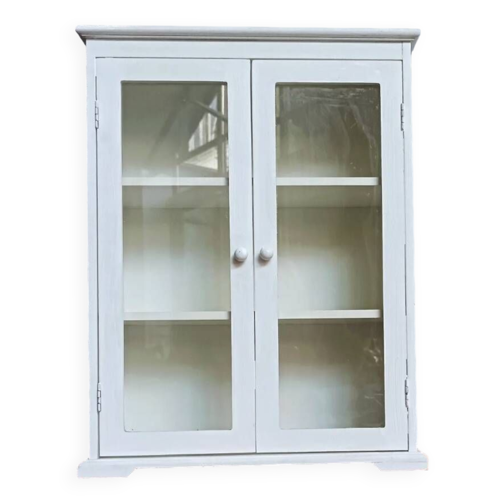 2-door cabinet display case 80s