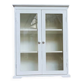 2-door cabinet display case 80s