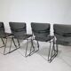 Mid-Century Stackable Chairs by Albert Stoll for Giroflex, Set of 4, 1980s
