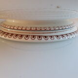 Longwy pedestal plate Henry II model