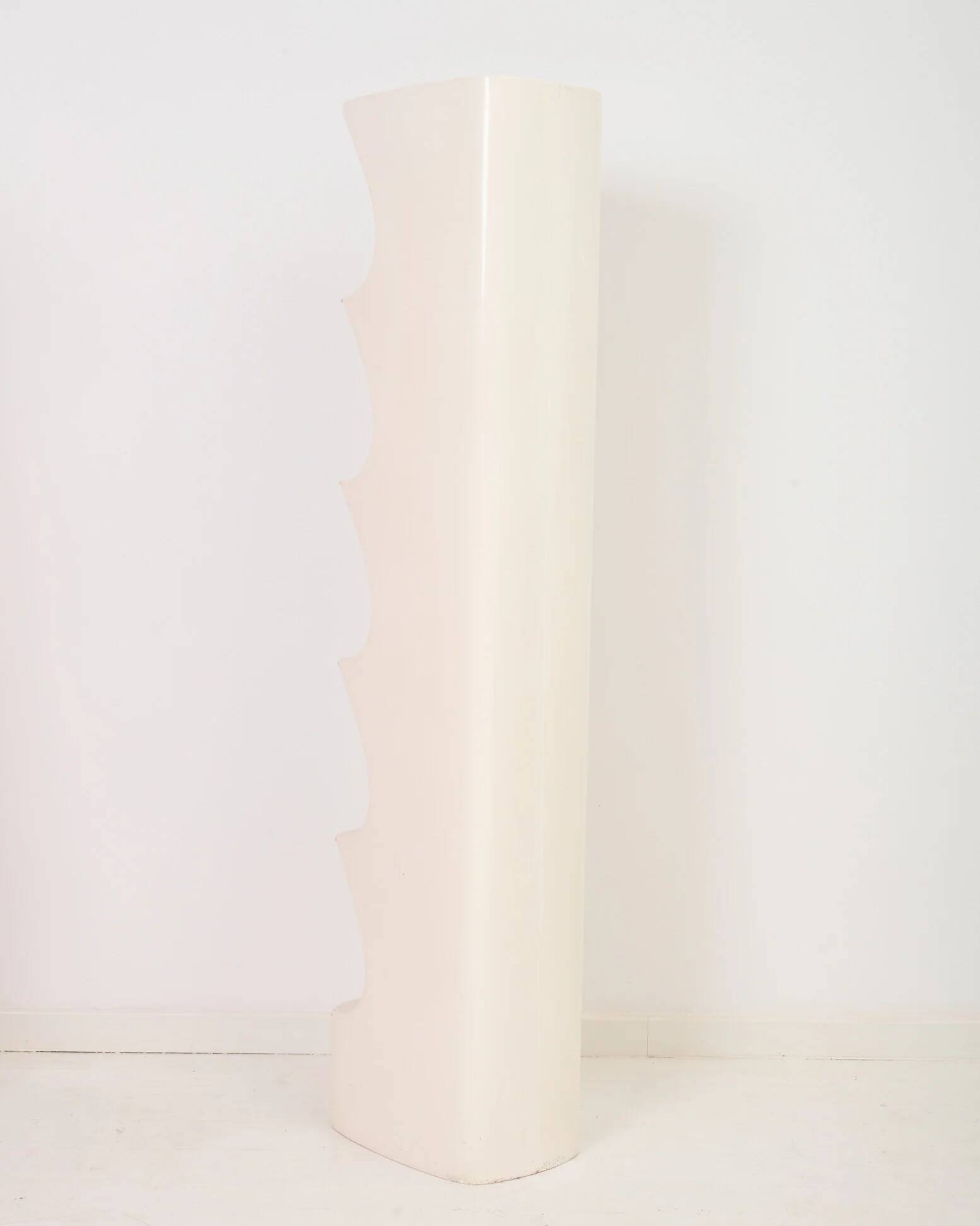 White "Totem" column, Valeric Doubroucinskis, Rodier 1970s