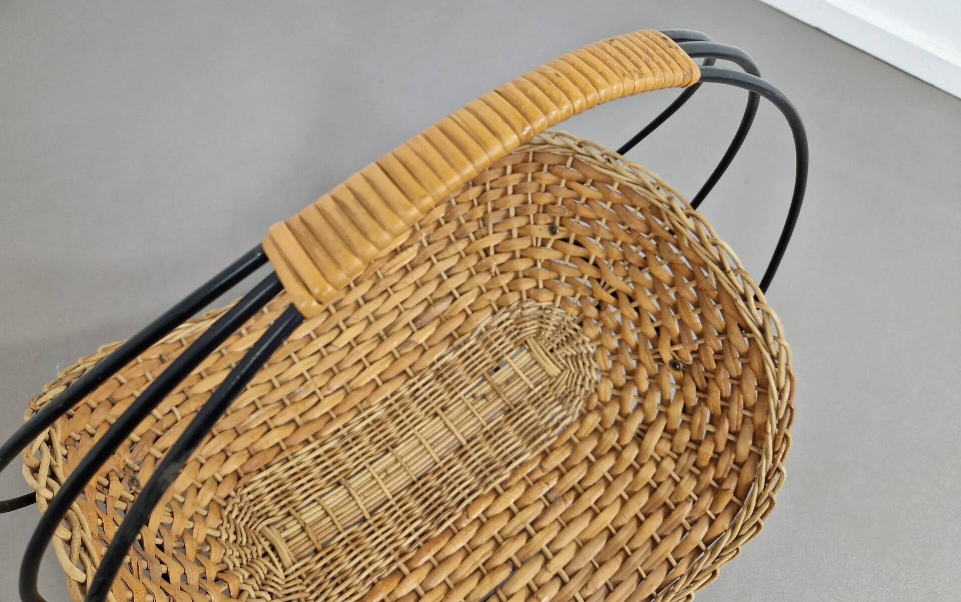 Firewood or newspaper basket | 1950s