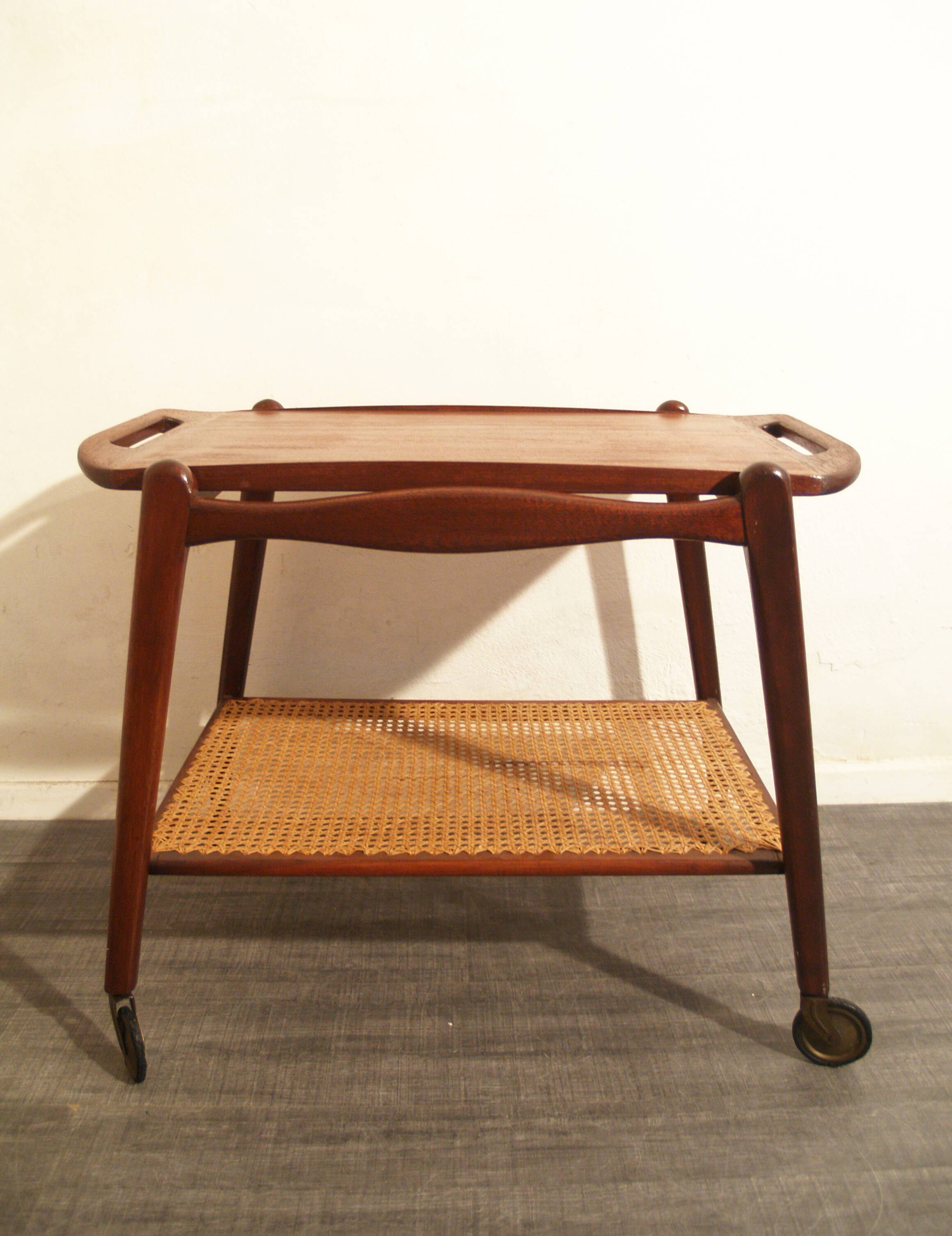 1950s Danish trolley serving cart