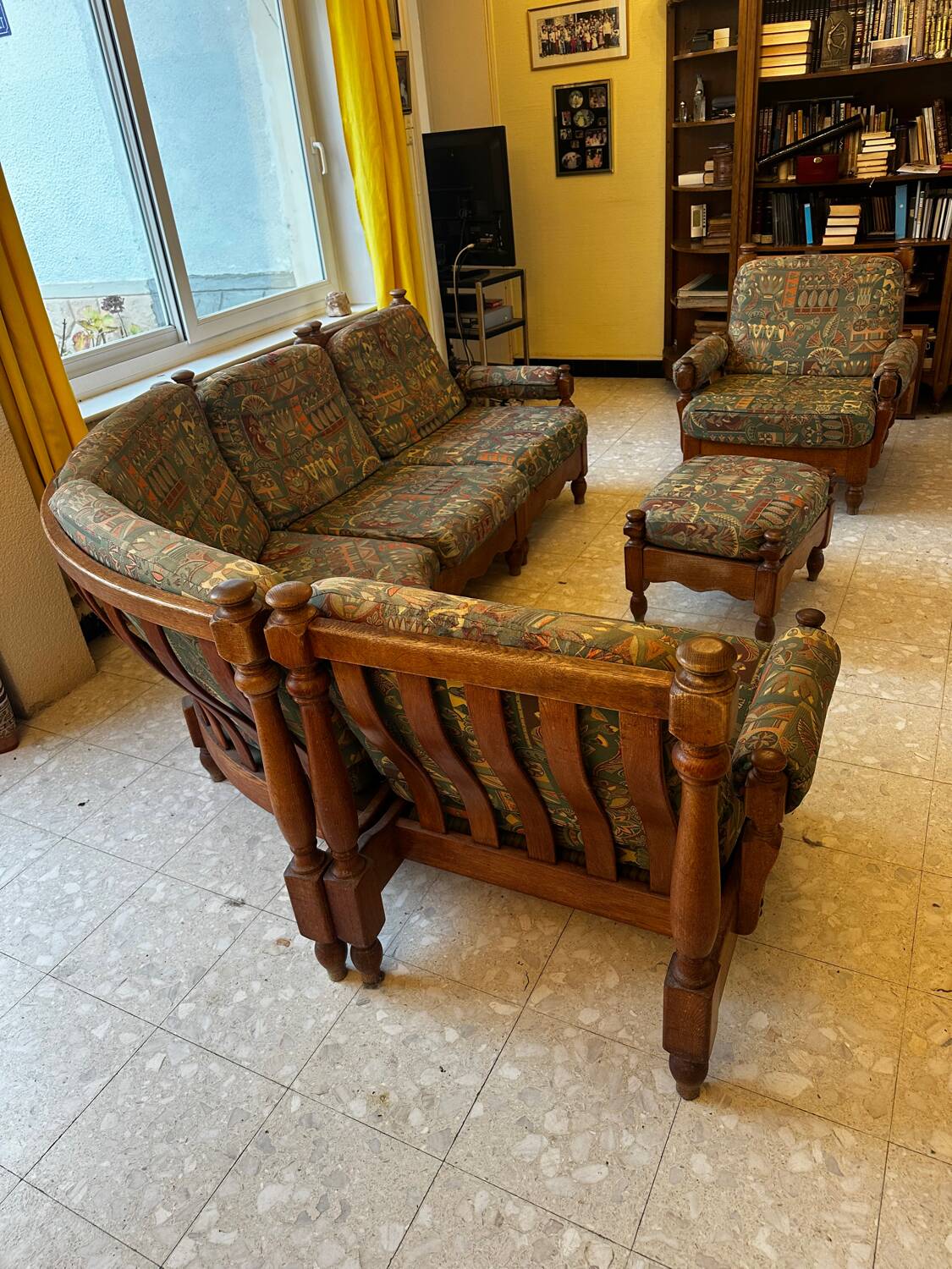 Salon modulable vintage années 50