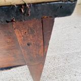 Farmhouse console, in walnut, Directoire, 18th century