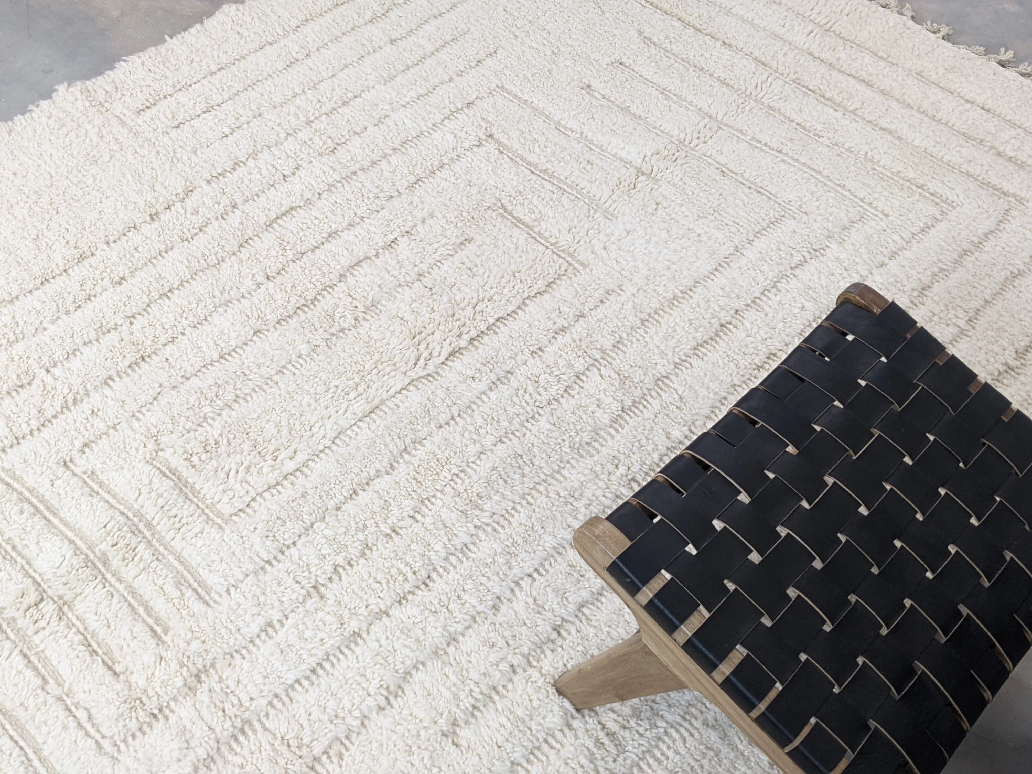 Grand tapis Beni Ouarain, 295 x 195 cm, G-211
