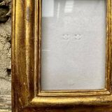Golden photo frame little angels