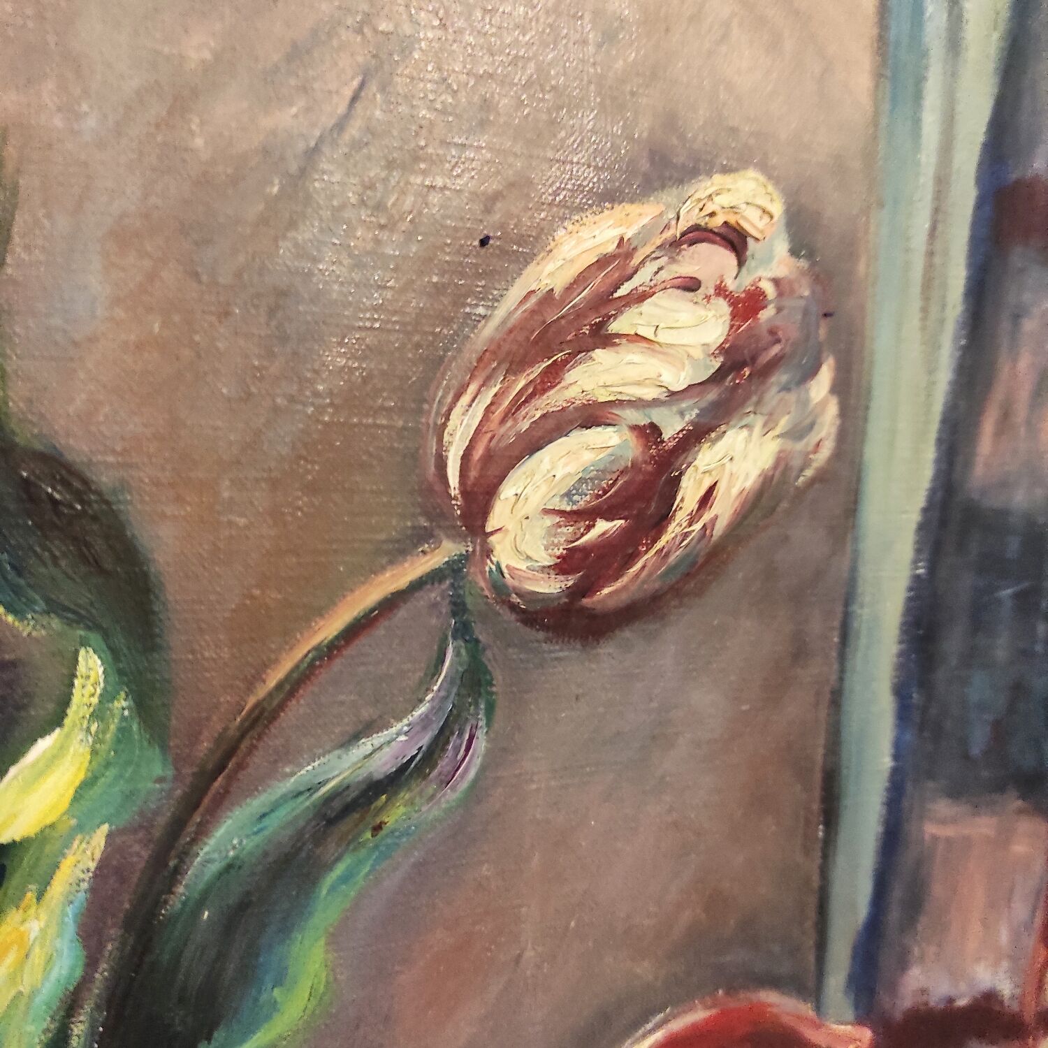 Tulip bouquet painting
