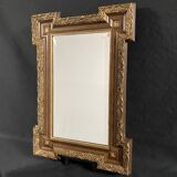 Napoleon III-style bevelled mirror 80x56cm