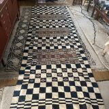 Vintage Berber hallway rug