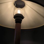 1980s pine table lamp