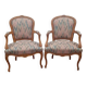 Fauteuil cabriolet style Louis XI