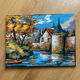 Vintage canvas tapestry