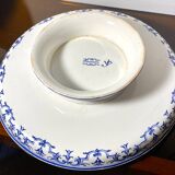 4 Assorted plates from Longwy and Moustiers