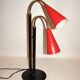 Lampe de bureau en métal et laiton, 1970