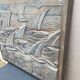 Tableau regate de bateaux en platre en relief decor de club house