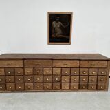Old trade furniture with oak drawers XL format