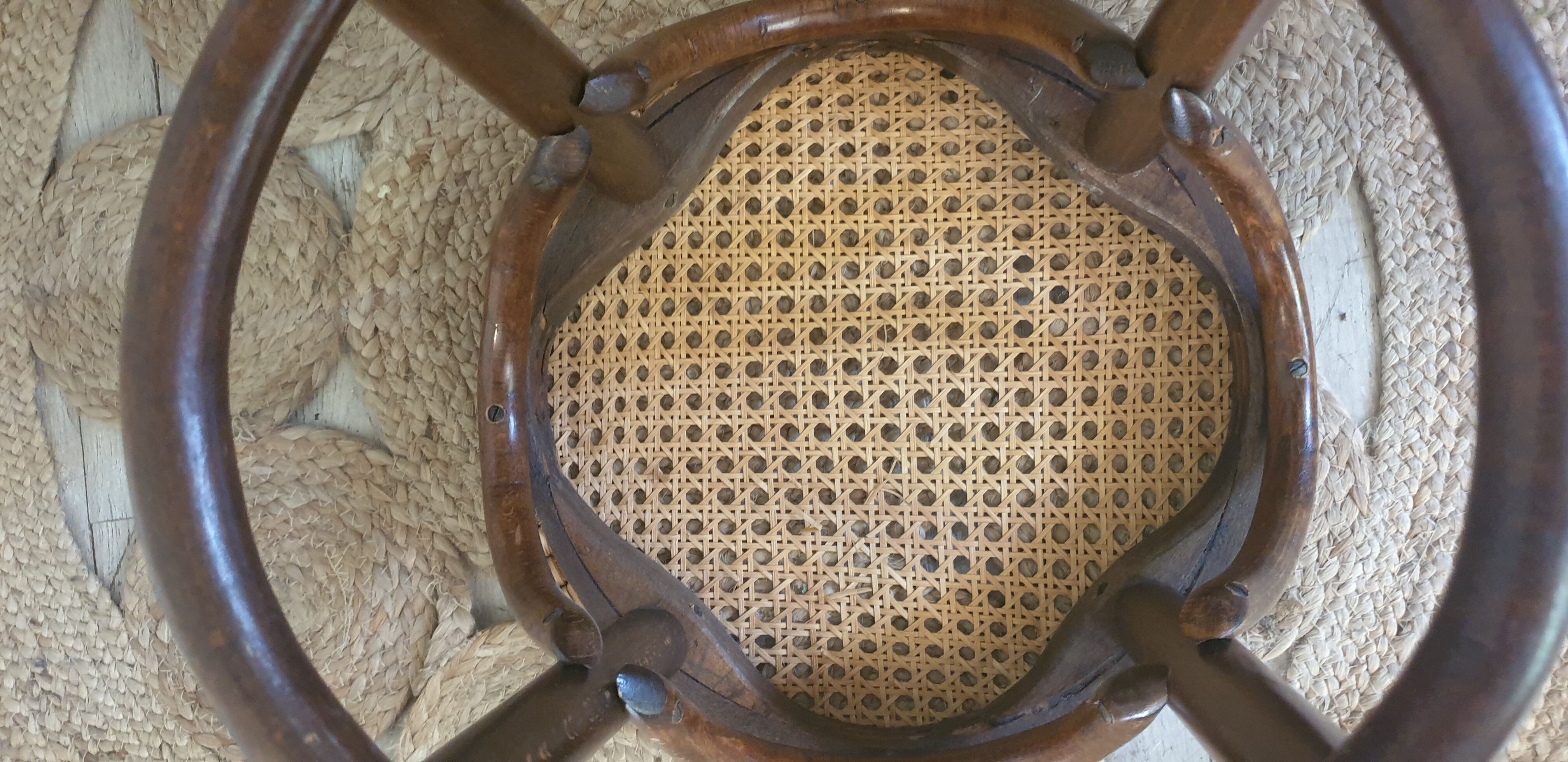 Wooden stool and canning