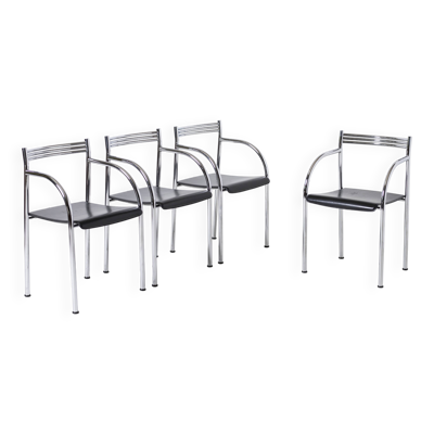 Ensemble de 4 chaises de salle à manger espagnoles Francesca par Philippe Starck pour Baleri