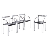 Set of 4 Francesca Spanish dining chairs by Philippe Starck for Baleri