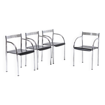 Set of 4 Francesca Spanish dining chairs by Philippe Starck for Baleri